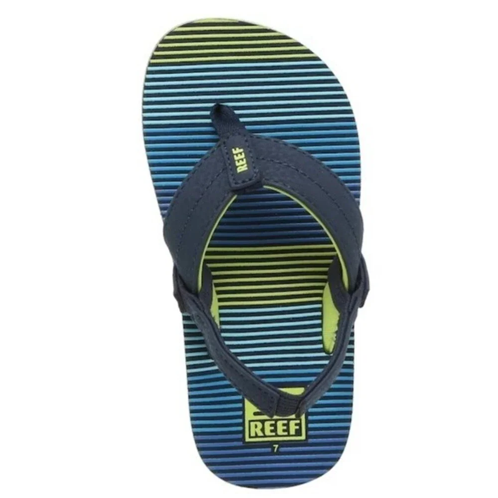 NWT Reef Little Boys Unisex Toddler Walkers Water Slingback Slipper Sandal 6